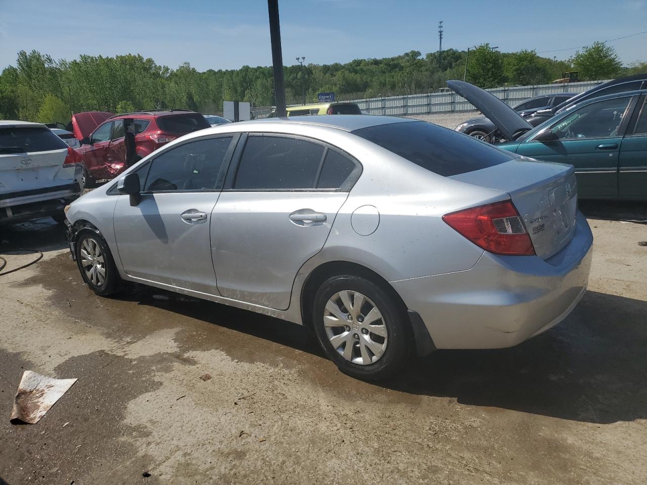 2012 Honda Civic Lx vin: 19XFB2F55CE070463