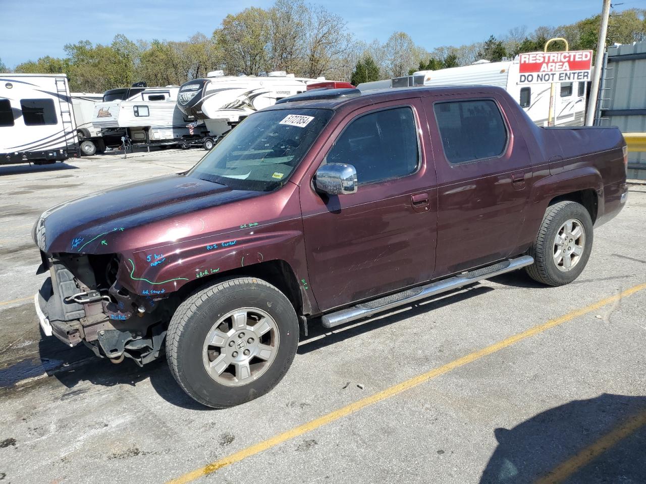 2HJYK16568H507896 2008 Honda Ridgeline Rtl