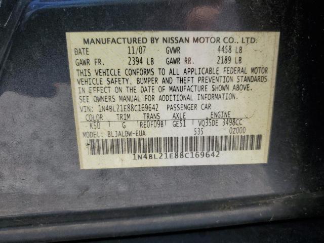 2008 Nissan Altima 3.5Se VIN: 1N4BL21E88C169642 Lot: 49407734