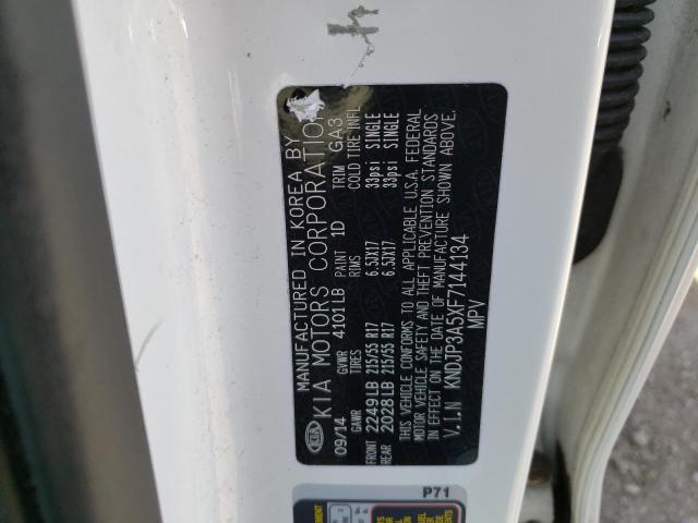 2015 Kia Soul + VIN: KNDJP3A5XF7144134 Lot: 51369454