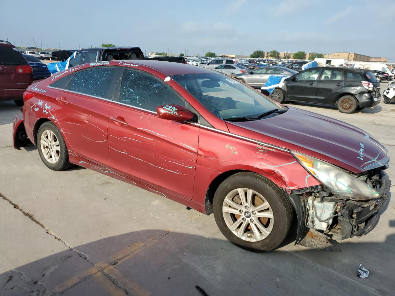 5NPEB4AC7DH642157 2013 Hyundai Sonata Gls