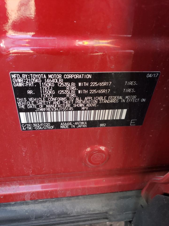 JTMRFREV3HJ155145 TOYOTA RAV4 2017