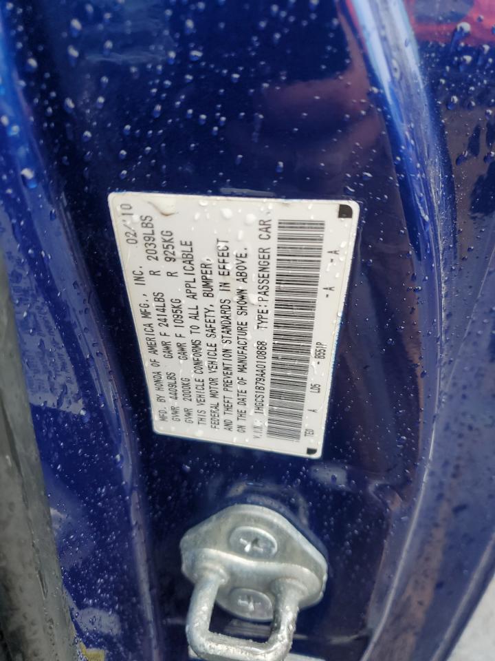 1HGCS1B79AA010868 2010 Honda Accord Ex