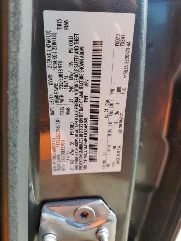 2014 Ford Escape Titanium VIN: 1FMCU0J94EUD84598 Lot: 50509734