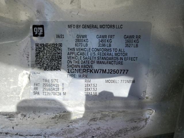 2021 Chevrolet Traverse Ls VIN: 1GNERFKW7MJ250777 Lot: 51376964