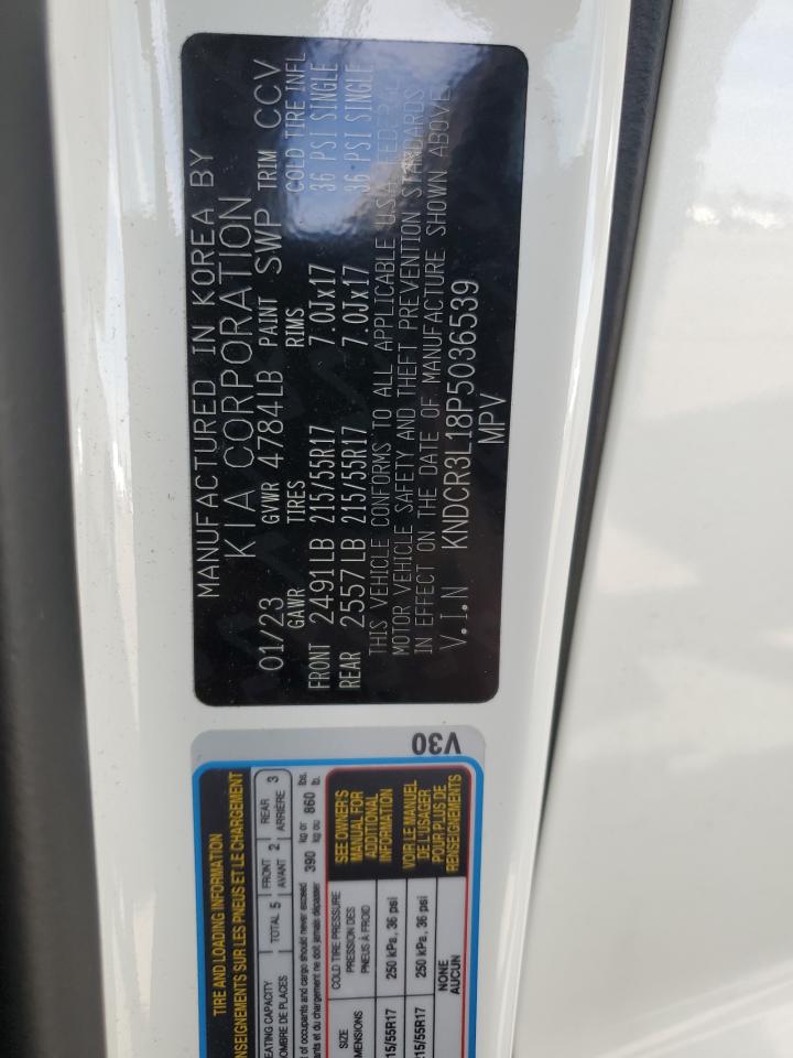 KNDCR3L18P5036539 KIA NIRO WIND 2023