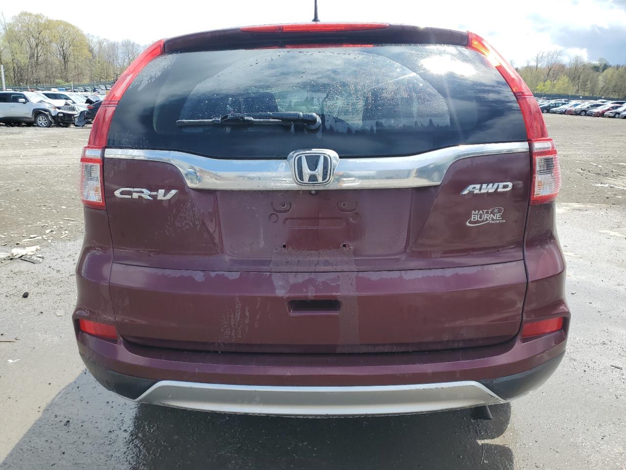 2HKRM4H55GH703058 HONDA CRV 2016