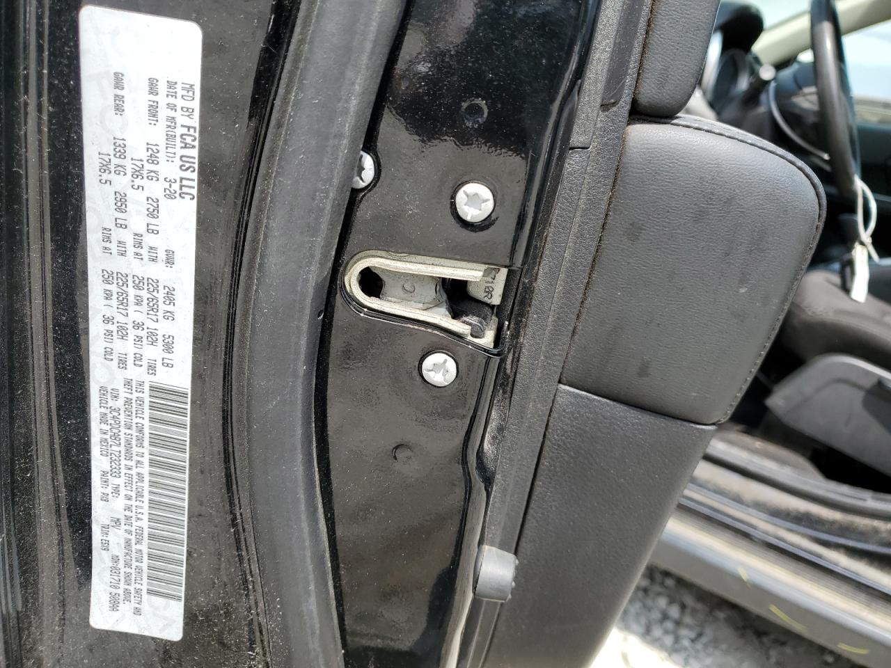 3C4PDCAB7LT232333 2020 Dodge Journey Se