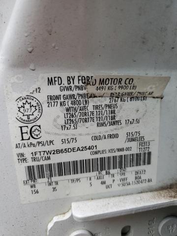 2013 Ford F250 Super Duty VIN: 1FT7W2B65DEA25401 Lot: 51370294