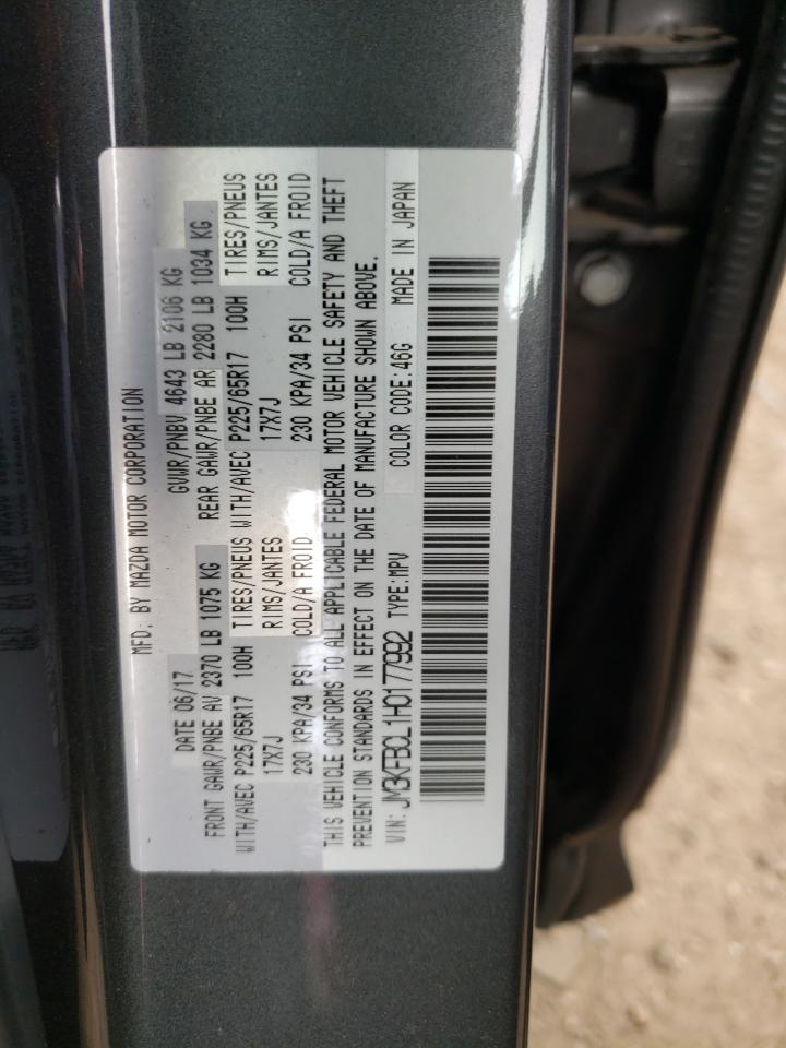 JM3KFBCL1H0177992 2017 Mazda Cx-5 Touring