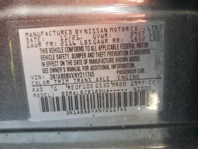 2022 Nissan Sentra S VIN: 3N1AB8BVXNY211745 Lot: 50992534