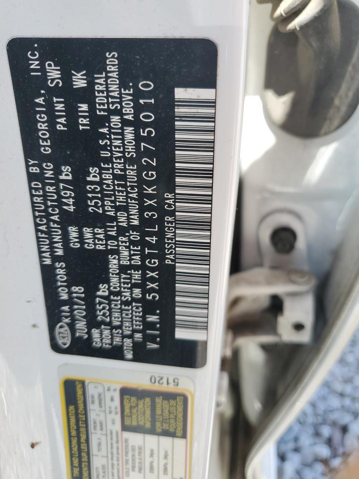 5XXGT4L3XKG275010 2019 Kia Optima Lx