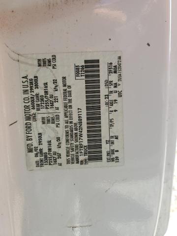 2002 Ford F150 VIN: 1FTRF17W42NB89117 Lot: 50446974