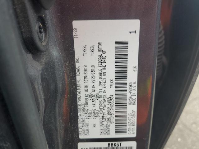 2021 Toyota Tundra Crewmax Sr5 VIN: 5TFDY5F17MX982534 Lot: 51154994