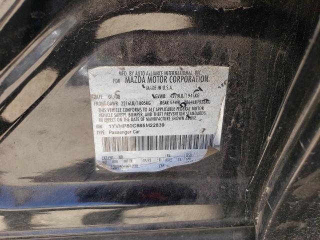 2008 Mazda 6 I VIN: 1YVHP80C885M22839 Lot: 49797634