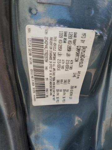 2007 Dodge Grand Caravan Sxt VIN: 2D4GP44L77R229784 Lot: 50702594