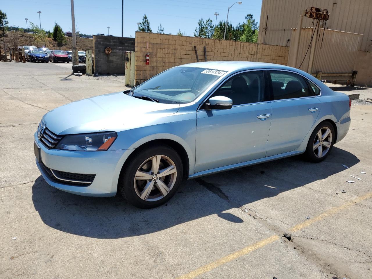 1VWBP7A36DC128492 2013 Volkswagen Passat Se