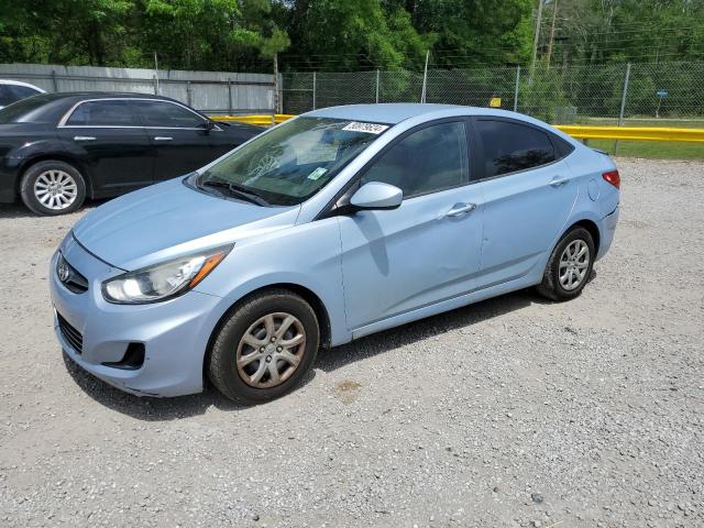 Lot #2471282946 2012 HYUNDAI ACCENT GLS salvage car