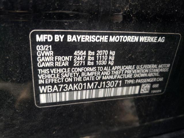 VIN WBA73AK01M7J13071 2021 BMW 2 Series, 228XI no.12