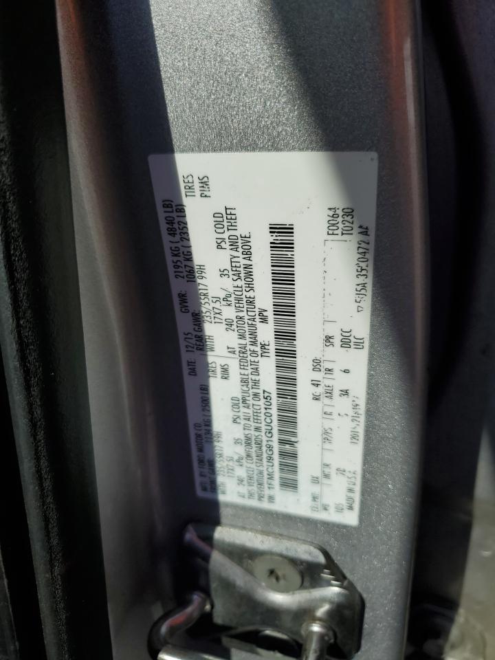 1FMCU9G91GUC01057 2016 Ford Escape Se