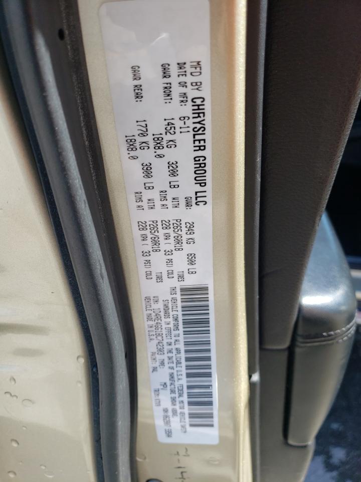 1D4RE4GG1BC742303 2011 Dodge Durango Crew