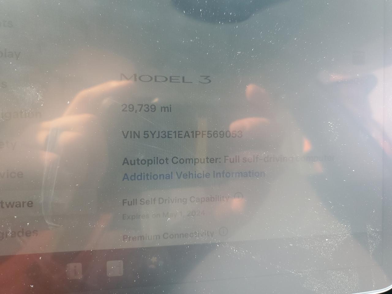 5YJ3E1EA1PF569053 2023 Tesla Model 3