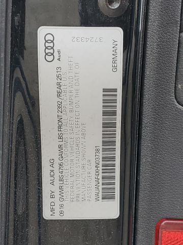 VIN WAUANAF4XHN037381 2017 Audi A4, Premium no.12