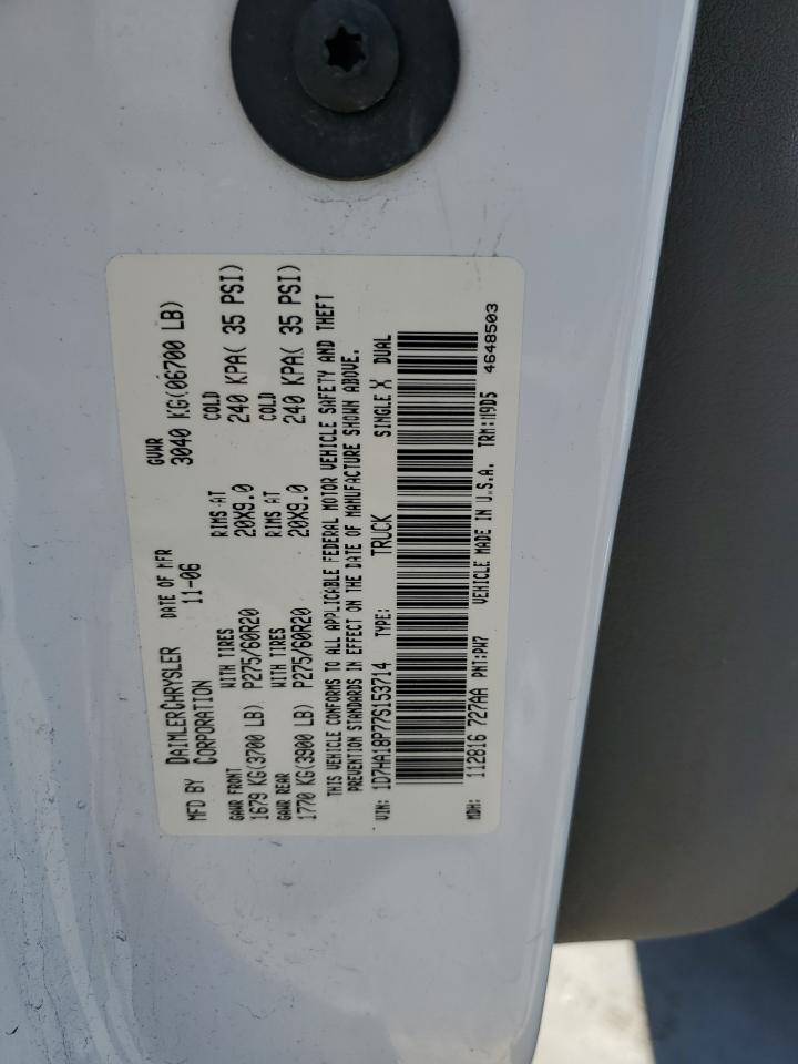 1D7HA18P77S153714 2007 Dodge Ram 1500 St