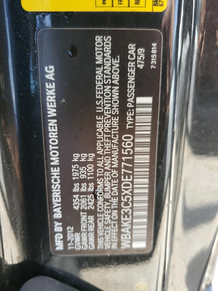 WBAKE3C5XDE771560 2013 BMW 328 I