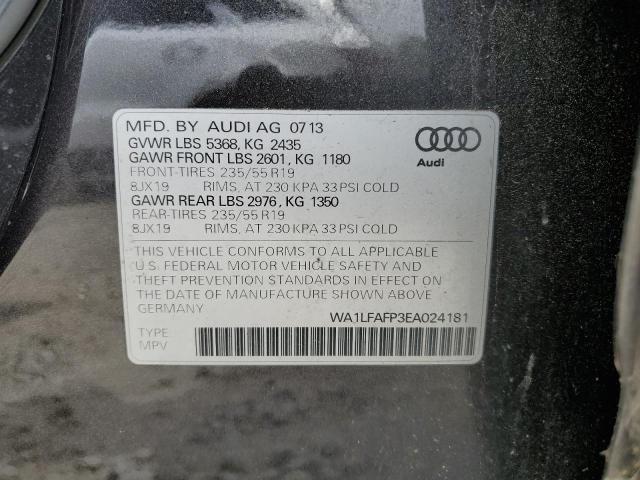 VIN WA1LFAFP3EA024181 2014 Audi Q5, Premium Plus no.13