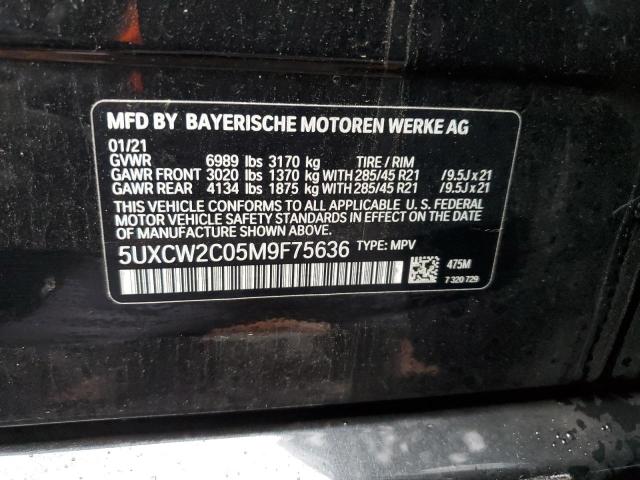 VIN 5UXCW2C05M9F75636 2021 BMW X7, Xdrive40I no.13