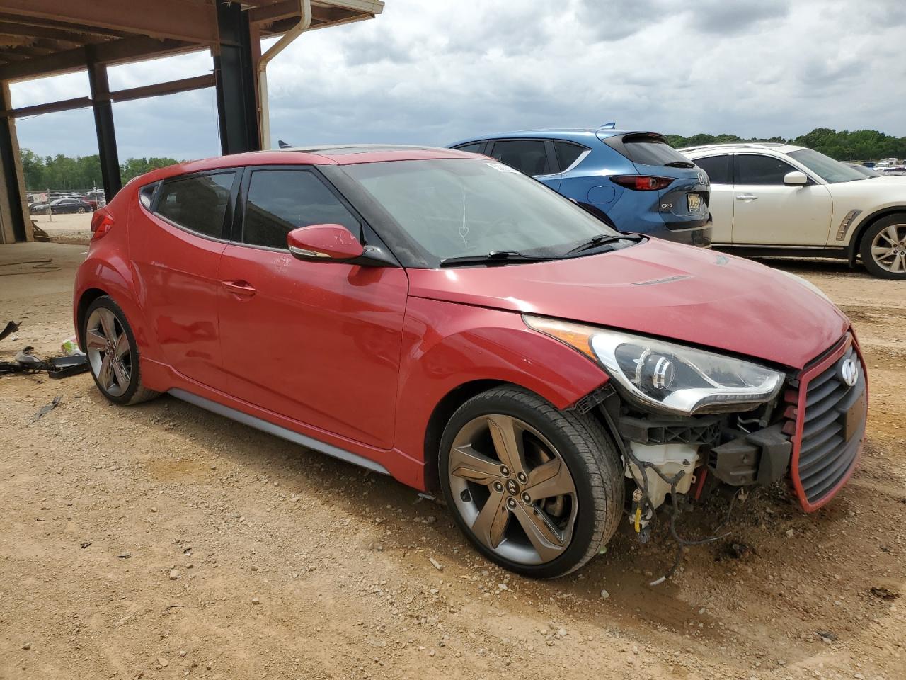 KMHTC6AE9EU185775 2014 Hyundai Veloster Turbo