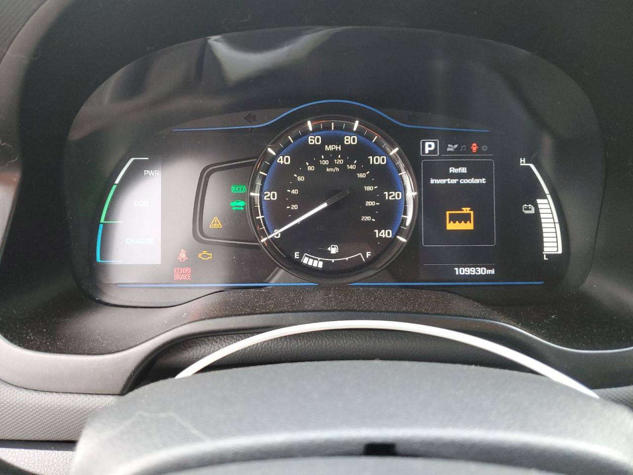 KMHC65LC7KU120304 2019 Hyundai Ioniq Blue