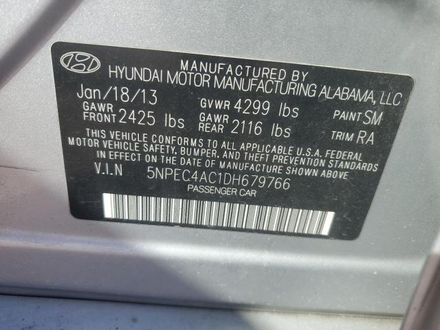 2013 Hyundai Sonata Se VIN: 5NPEC4AC1DH679766 Lot: 51007954