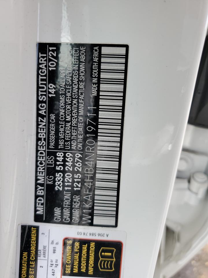 W1KAF4HB4NR019711 2022 Mercedes-Benz C 300 4Matic