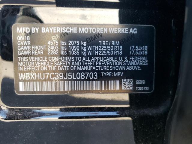 VIN WBXHU7C39J5L08703 2018 BMW X1, Sdrive28I no.14