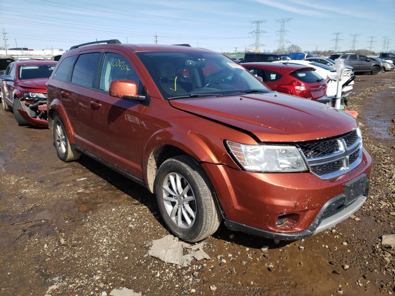 Lot #2558814875 2014 DODGE JOURNEY SX