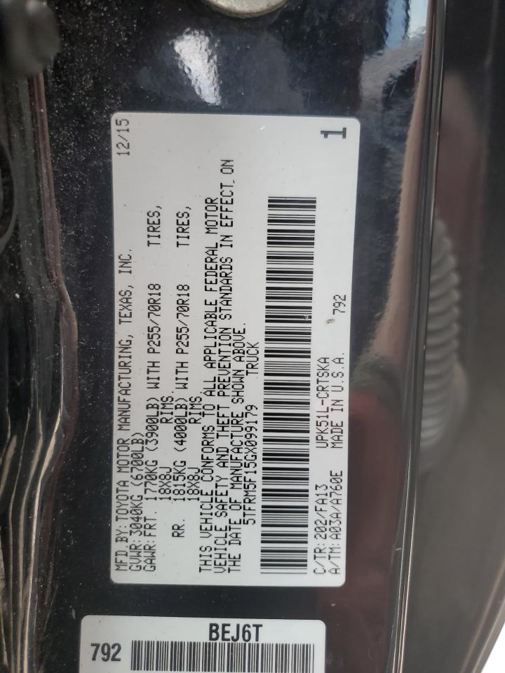 5TFRM5F15GX099179 TOYOTA TUNDRA 2016