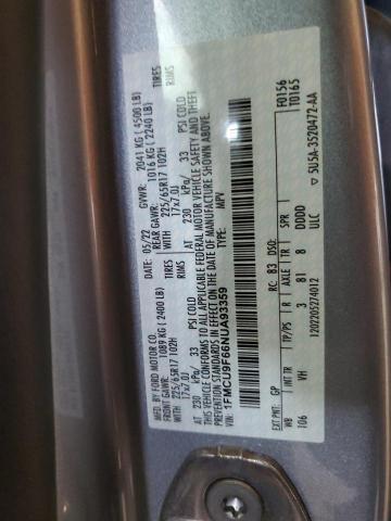 1FMCU9F66NUA93359 2022 Ford Escape S