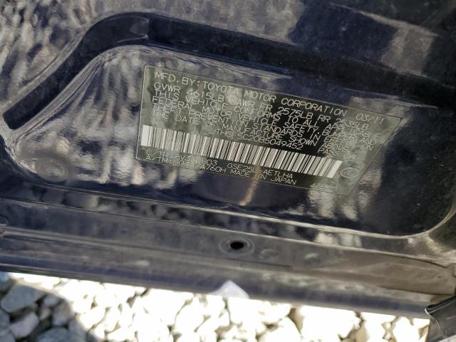 2011 Lexus Is 250 VIN: JTHCF5C20B5049452 Lot: 52895734