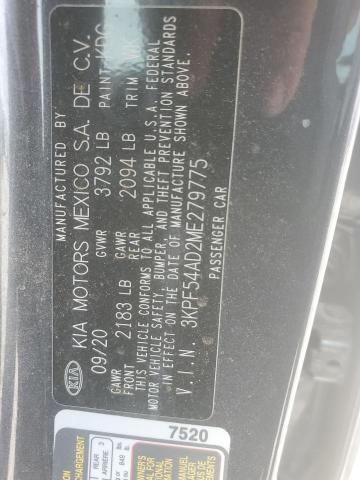 3KPF54AD2ME279775 Kia Forte EX 12