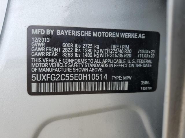 VIN 5UXFG2C55E0H10514 2014 BMW X6, Xdrive35I no.13