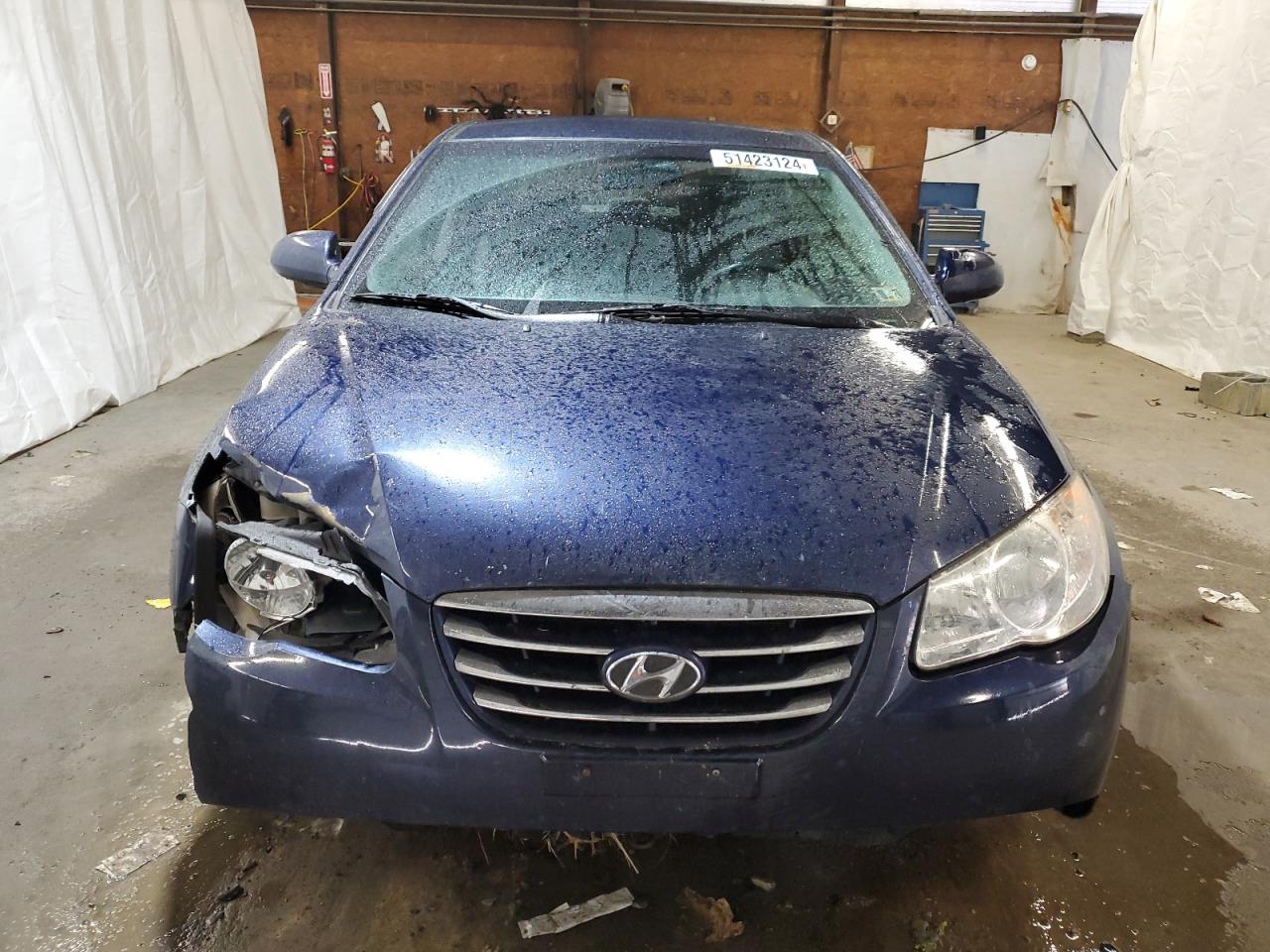 KMHDU4AD0AU840509 2010 Hyundai Elantra Blue