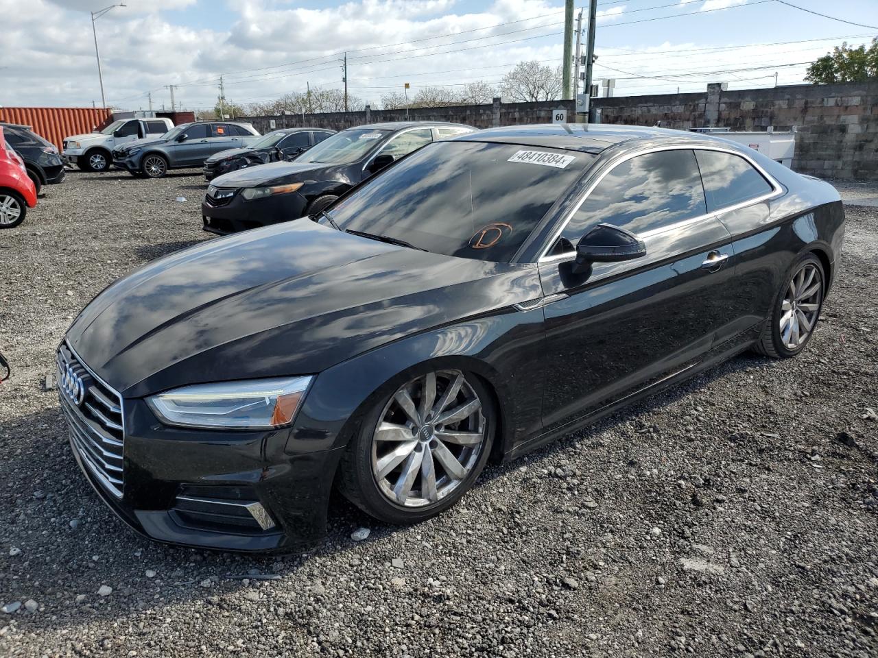 2018 Audi A5 Premium vin: WAUNNAF58JA003639