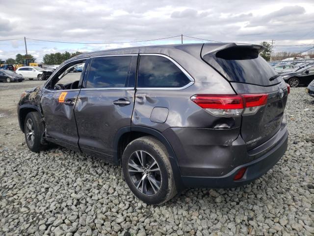 5TDBZRFH0HS383303 TOYOTA HIGHLANDER 2017