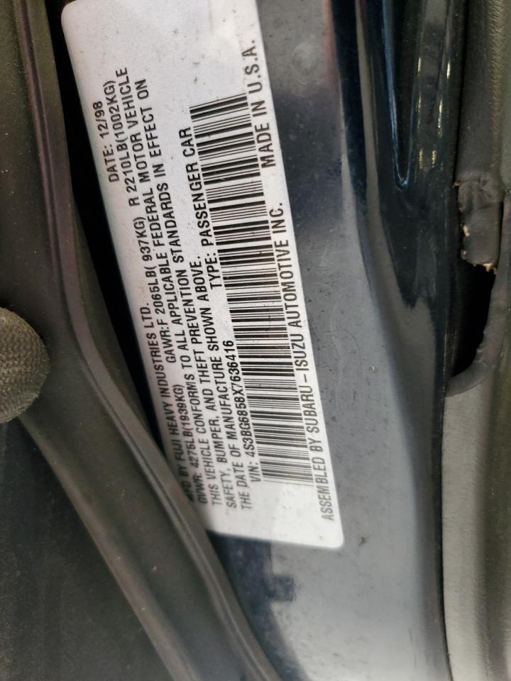 4S3BG6858X7636416 1999 Subaru Legacy Outback