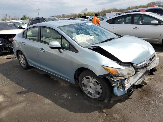 2012 Honda Civic Hybrid VIN: JHMFB4F23CS011098 Lot: 52041734