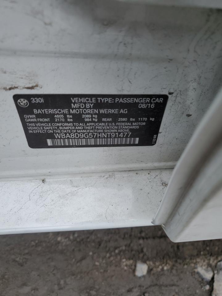WBA8D9G57HNT91477 2017 BMW 330 Xi