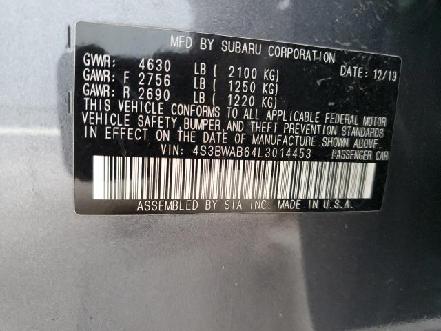 4S3BWAB64L3014453 Subaru Legacy  12