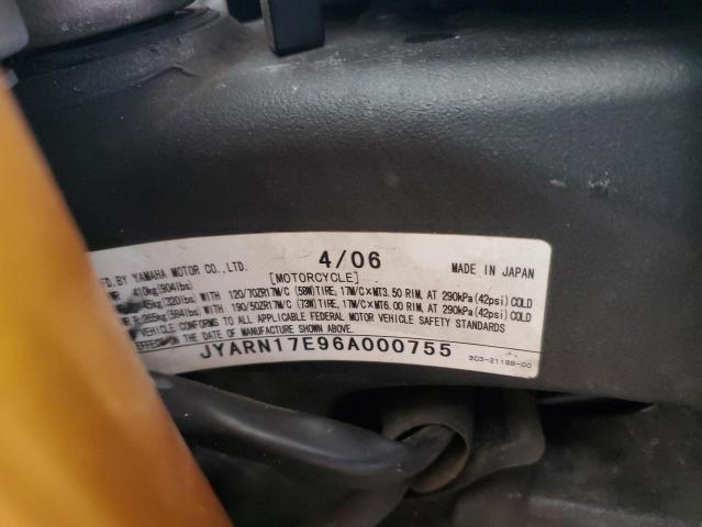 2006 YAMAHA FZ1 S JYARN17E96A000755